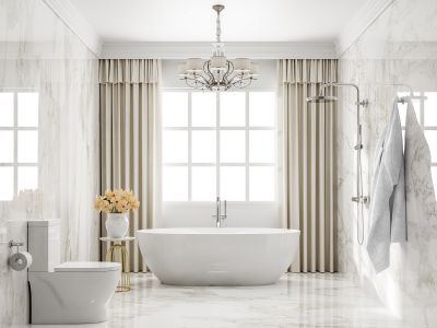 Elegant Bathtub Area
