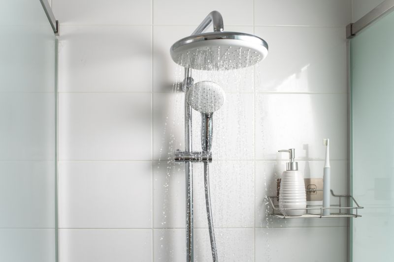 Rain Showerhead in a Minimalist Setting